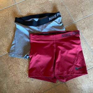 Nike pro training shorts